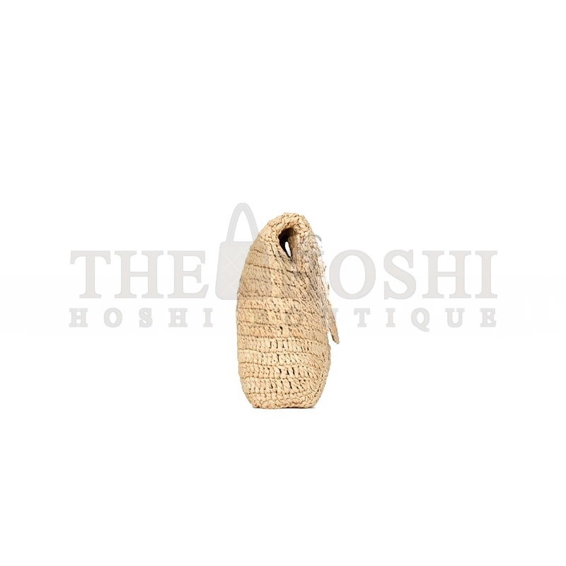 Y51 CASSANDRE LARGE ENVELOPE POUCH IN RAFFIA 786074GAAEX2080 (29.5*18*4.5cm) Master Quality